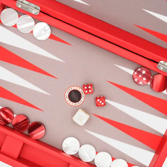BACKGAMMON MEDIUM RED