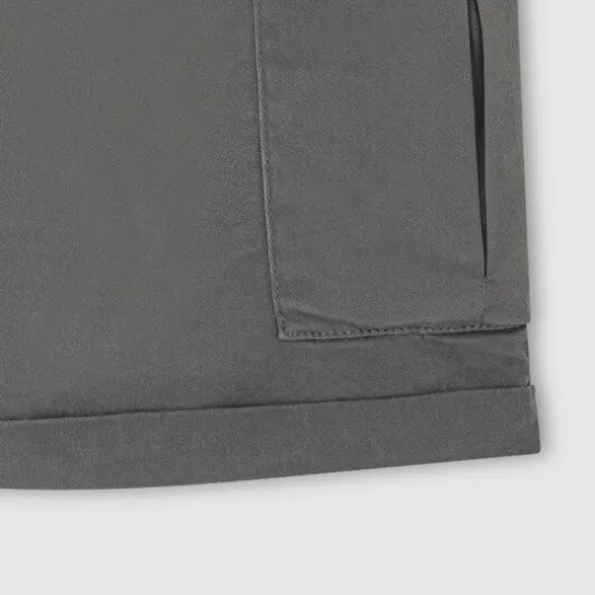 CARGO SHORT VINTAGE BITUME