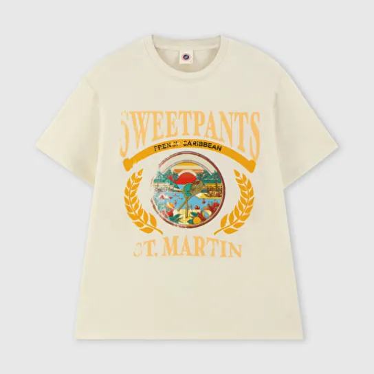 CRUISE TEE SAINT-MARTIN CREAM