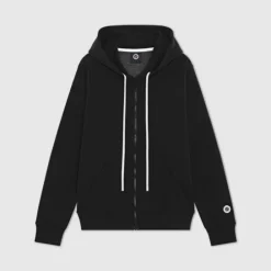 F ICONIC ZIP BLACK