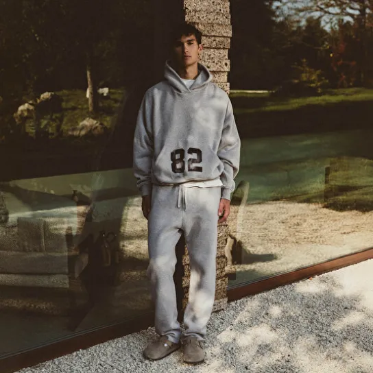 82 HOODIE GREY MARL