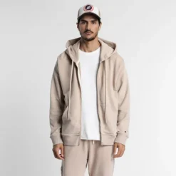ICONIC ZIP UP WHITE PEPPER
