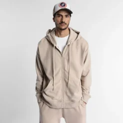 ICONIC ZIP UP WHITE PEPPER