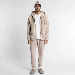 ICONIC ZIP UP WHITE PEPPER