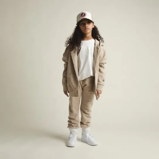 KID ENDLESS ZIP WHITE PEPPER