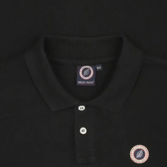 KID FADED POLO BLACK