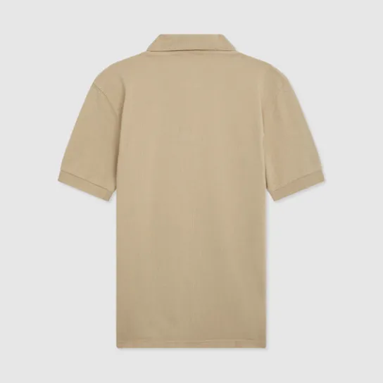 KID FADED POLO WHITE PEPPER