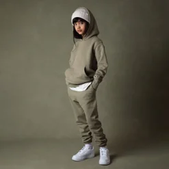 KID ICONIC HOOD SAGE