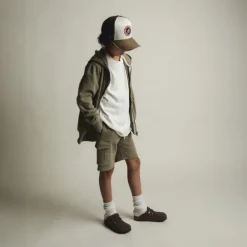 KID ICONIC SHORT CARGO SAGE