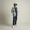 KID ICONIC ZIP GREY MARL