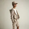 KID ICONIC ZIP WHITE PEPPER