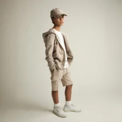 KID ICONIC ZIP WHITE PEPPER