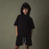 KID JERSEY HOOD BLACK