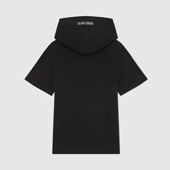 KID JERSEY HOOD BLACK