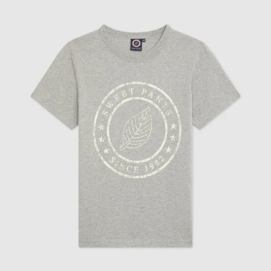 KID OG PRINT TEE GREY MARL