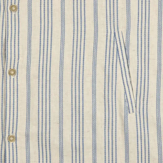 LA TUNIQUE WHITE PEPPER BLUE