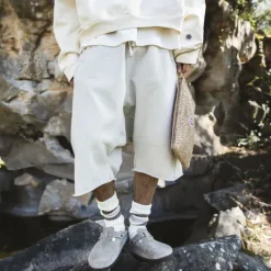 LE SHORT BAGGY CREAM