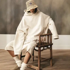 LE SHORT BAGGY CREAM