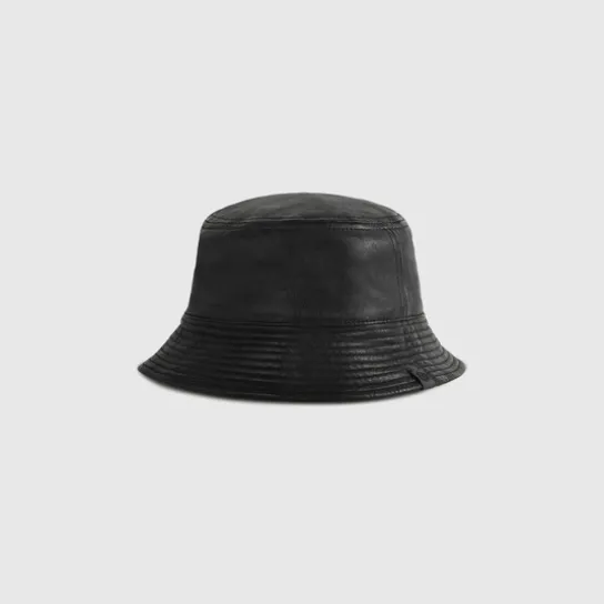 LEATHER BOB BLACK