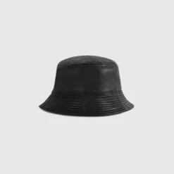 LEATHER BOB BLACK