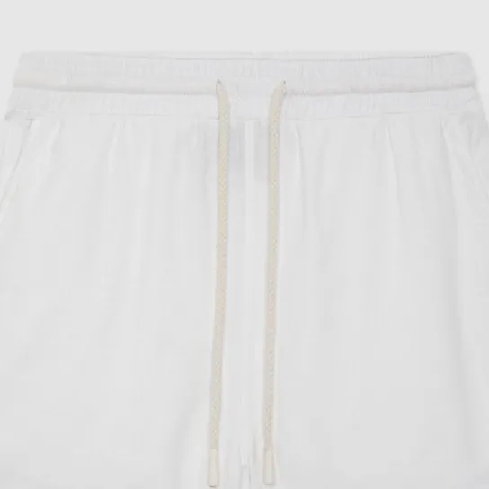 LINEN SHORT OFF WHITE