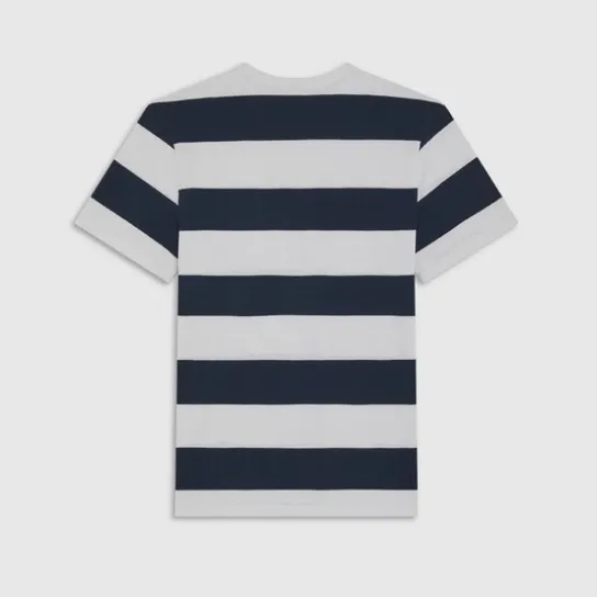 OG STRIPED TEE NIGHT WHITE