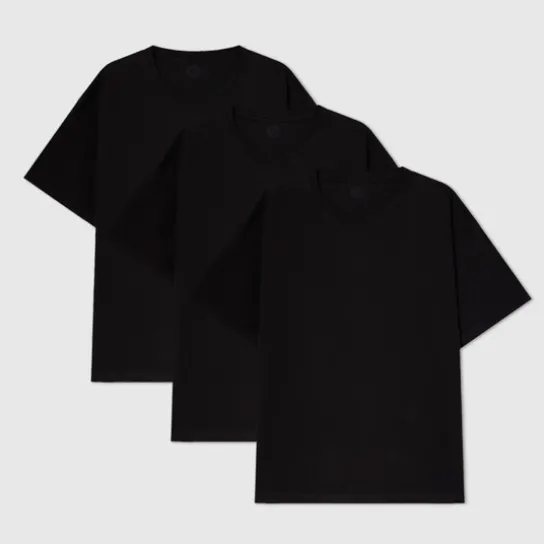 PACK OVER PERF TEE BLACK