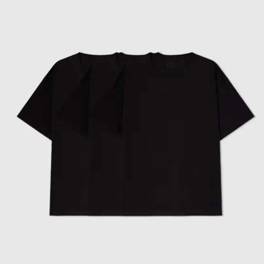 PACK OVER PERF TEE BLACK