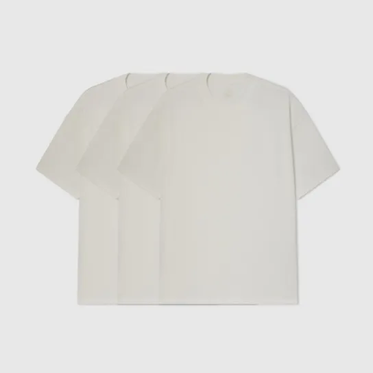 PACK OVER PERF TEE OFF WHITE