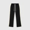 PIQUE FLARE BLACK