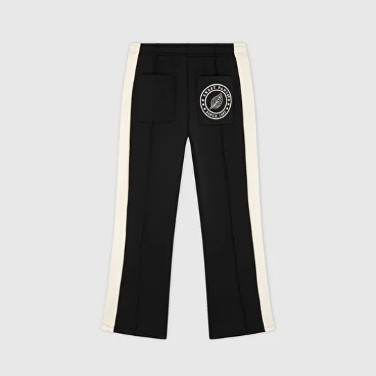PIQUE FLARE BLACK