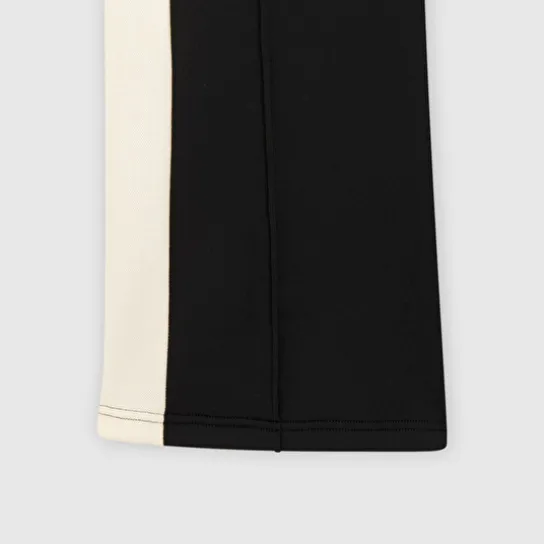 PIQUE FLARE BLACK