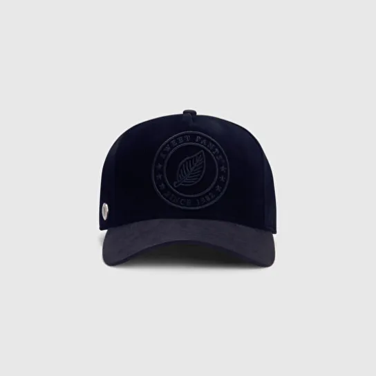 SUEDE CAP NAVY