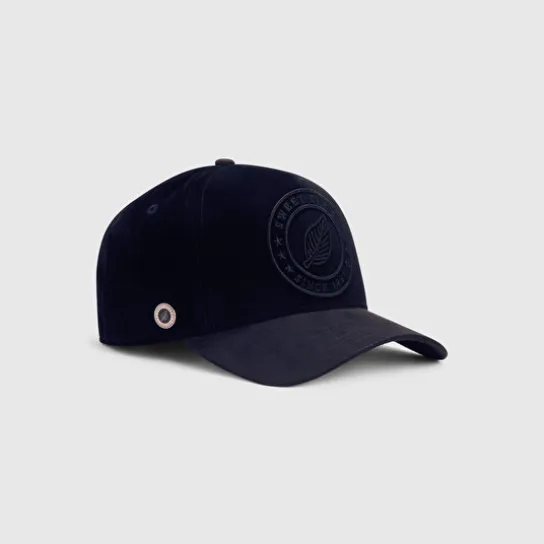 SUEDE CAP NAVY