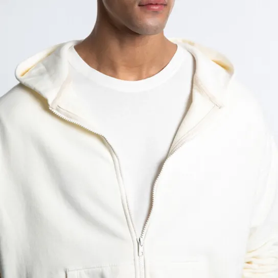 WASH ZIP UP OFF WHITE