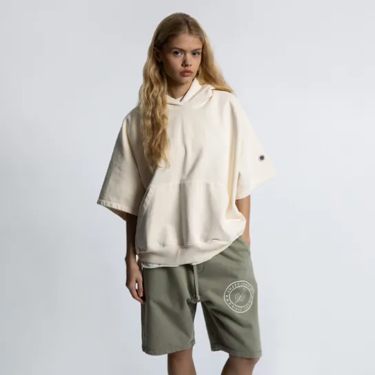 YOKE HOODIE MILK